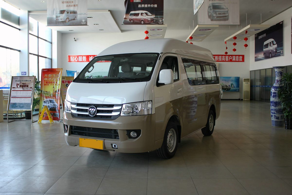 Foton Mini Bus 2022 Edisi Komersial Gasoline Manual 5-Speed 160 HP 10 Kursi Pintu Geser Kanan