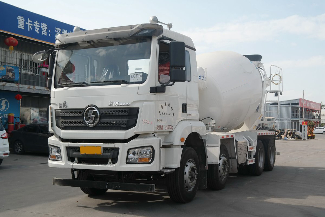 Shaanxi Automobile Heavy Truck Delong Baru M3000 336HP 8X4 7.49m3 truk pengaduk beton