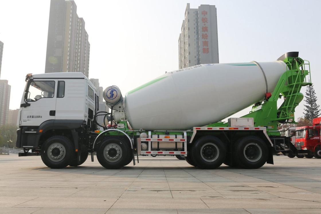 Delong Automobile Heavy Truck Delong M3000s 350HP 8X4 7,89m3 Shaanxi truk pengaduk beton