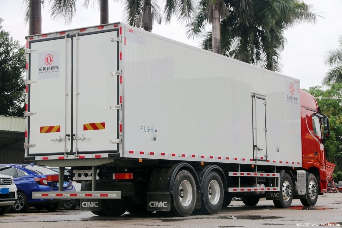 Dongfeng DFH5310 Diesel 14 Gear 465 Hp Half Row High Roof 8X4 9.4m AMT Otomatis Pendinginan Truk