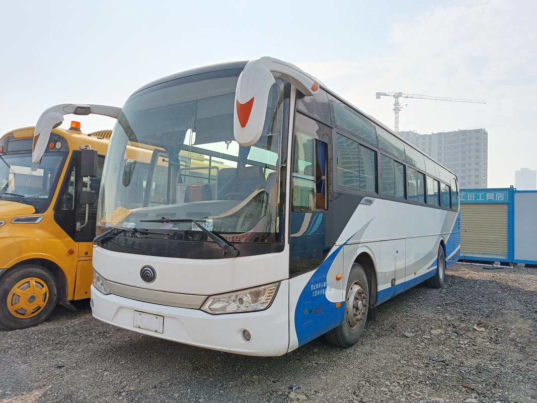 Penggunaan Bus Di Afrika Youngtong ZK6115 Double Door Sliding Window 47 Seat Mesin Diesel A/C