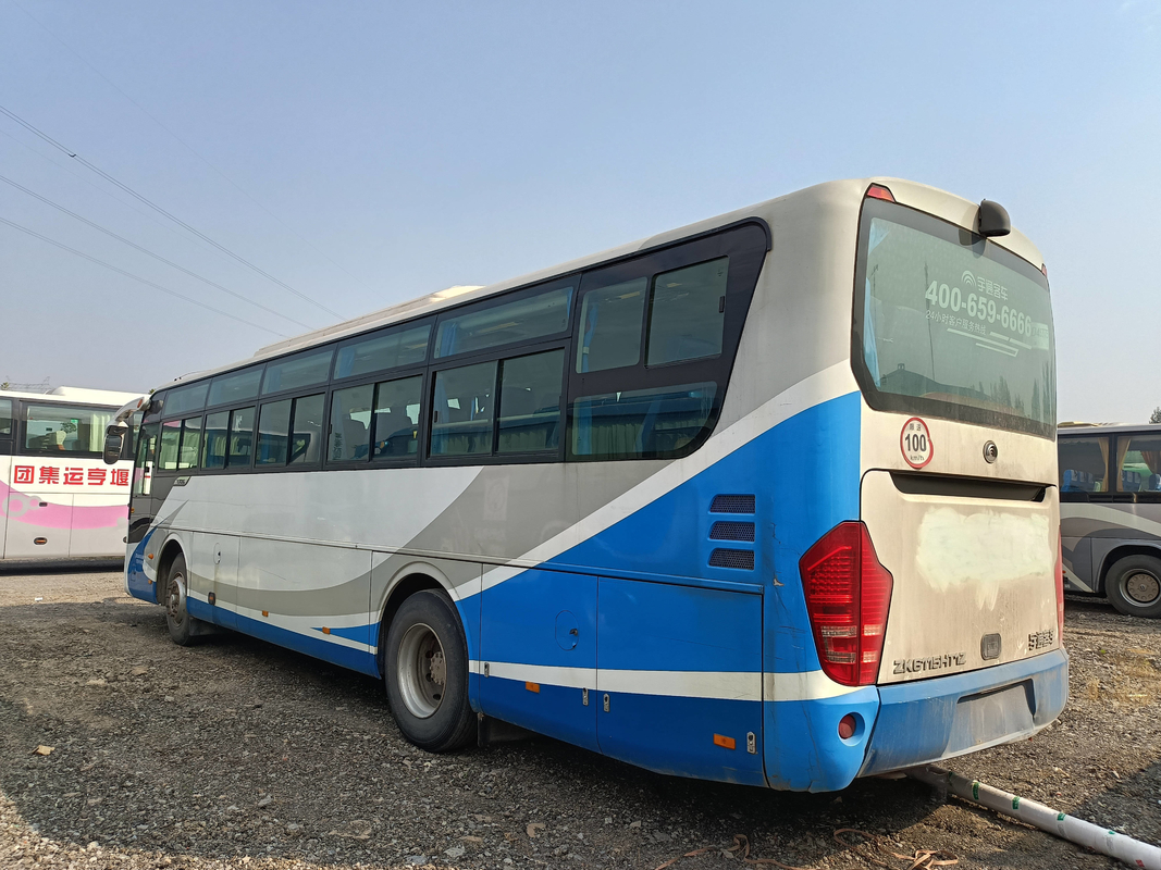Penggunaan Bus Di Afrika Youngtong ZK6115 Double Door Sliding Window 47 Seat Mesin Diesel A/C