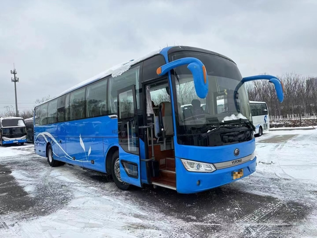 2nd Yutong Bus Harga 2016 Tahun Asli 55 Kursi Euro 4 Emisi A / C Weichai Mesin Diesel