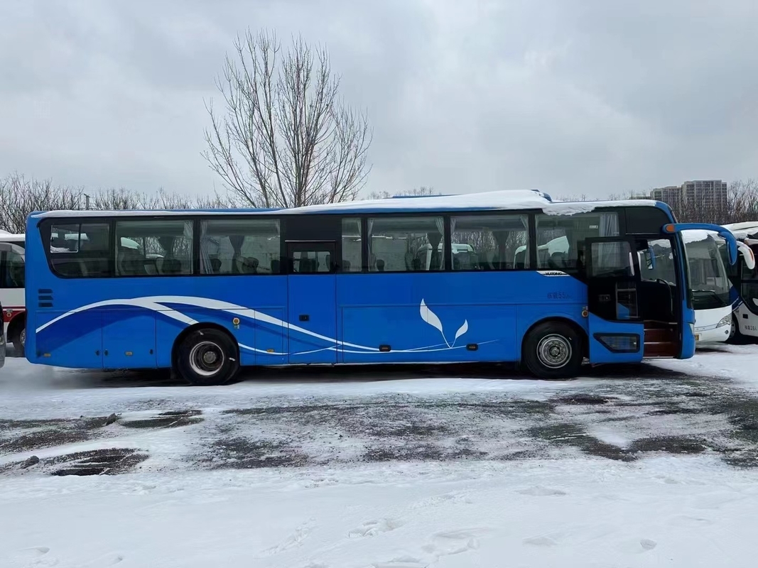 2nd Yutong Bus Harga 2016 Tahun Asli 55 Kursi Euro 4 Emisi A / C Weichai Mesin Diesel