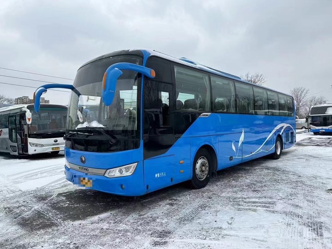2nd Yutong Bus Harga 2016 Tahun Asli 55 Kursi Euro 4 Emisi A / C Weichai Mesin Diesel