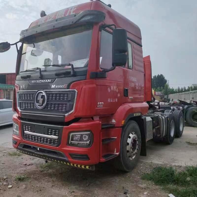 Traktor bekas Truk Cina Shacman M3000s 460hp Kuat Weichai 6 * 4 Menarik 50 ton Berat