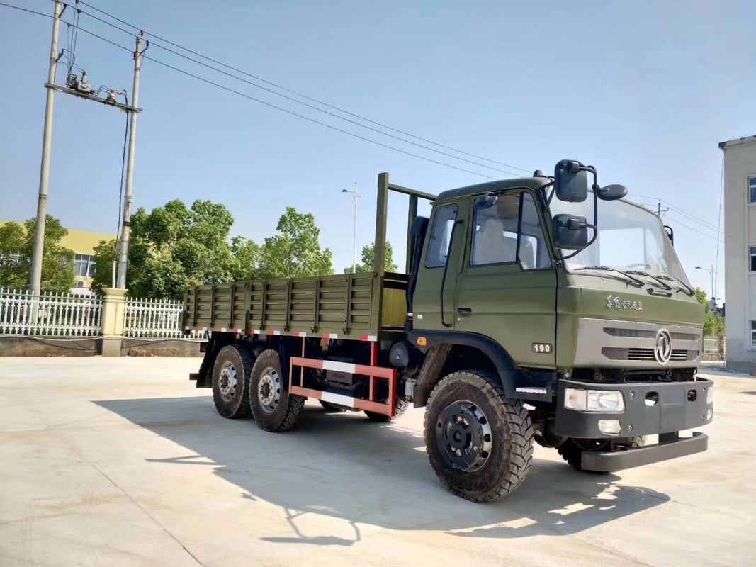 Truk Kargo Dongfeng 20 Ton Berat Pemuatan Euro 3 Emisi Pengemudi Tangan Kiri 6*4 Mode Pengemudi