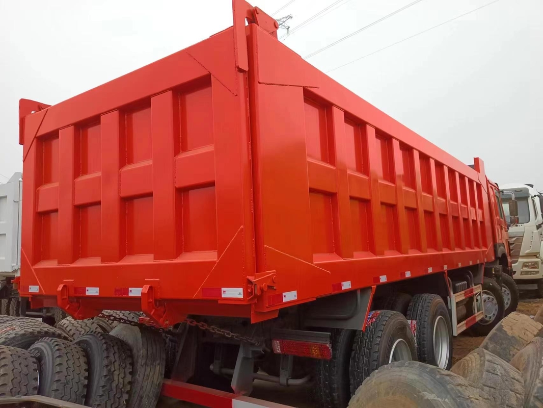 40 Ton Dump Truck Untuk Dijual Howo 400hp Tipper Truck 27 Kubik Heavy Duty Transport Sand Rock