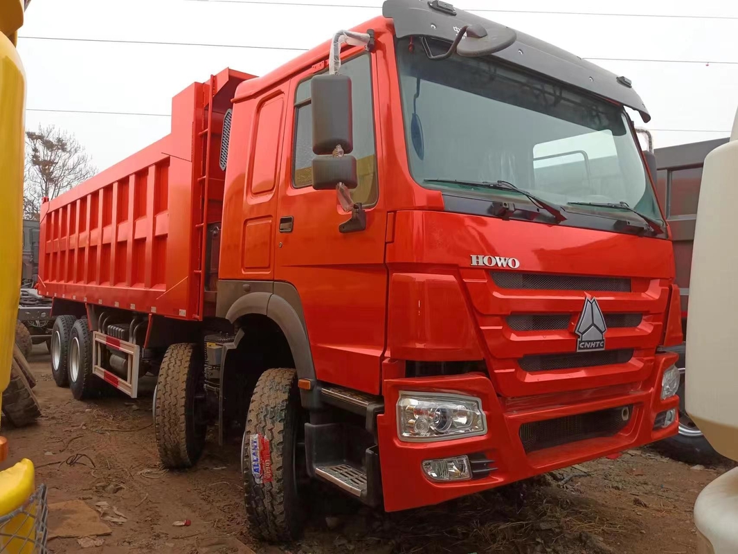 40 Ton Dump Truck Untuk Dijual Howo 400hp Tipper Truck 27 Kubik Heavy Duty Transport Sand Rock