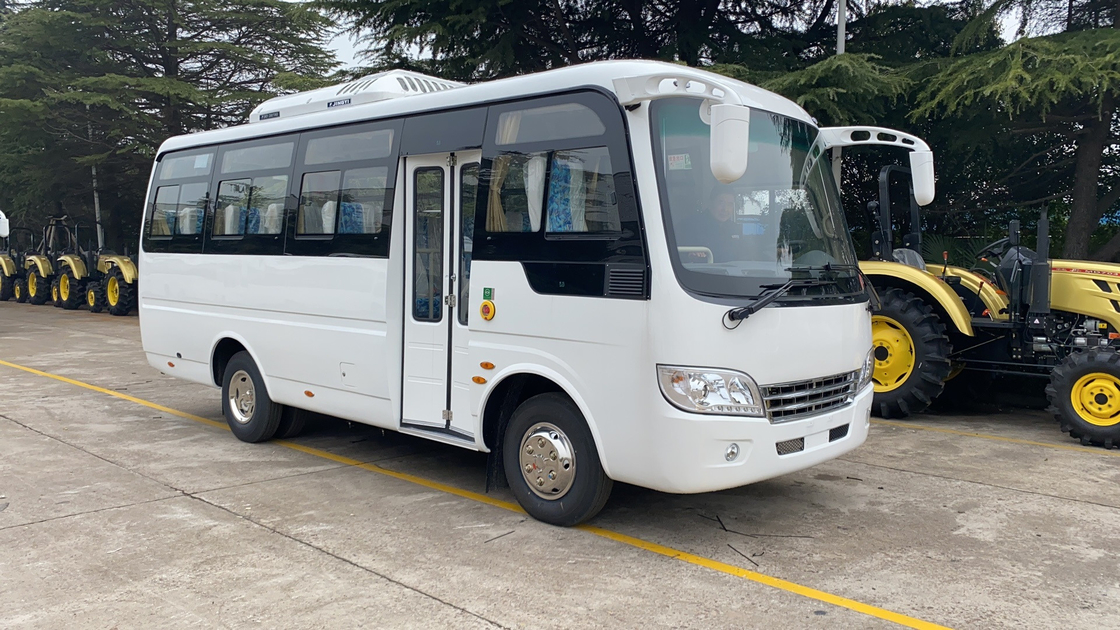 Coaster Mini Bus Yuchai Mesin Mudan MD6668 25 Kursi 2 + 2 Kursi Layout AC baru