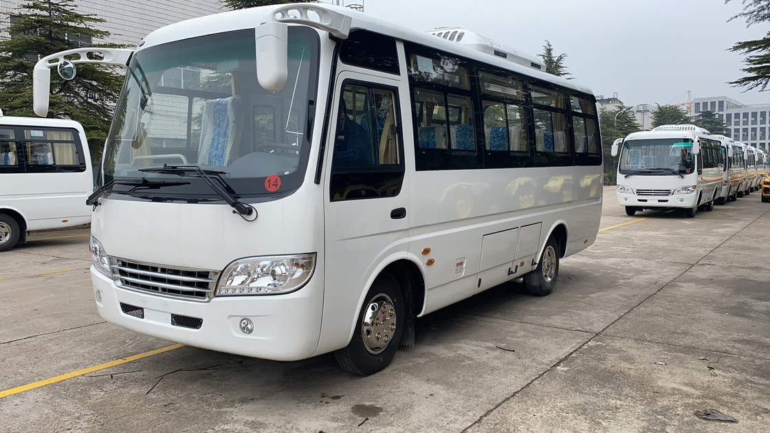 Coaster Mini Bus Yuchai Mesin Mudan MD6668 25 Kursi 2 + 2 Kursi Layout AC baru