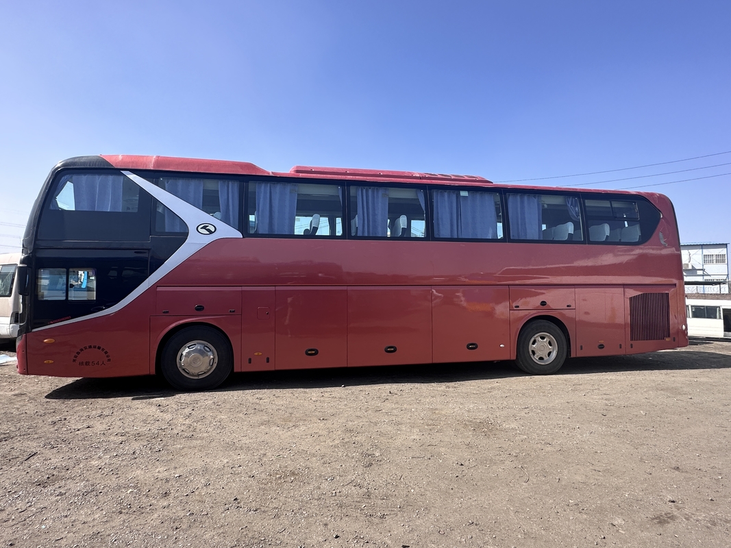 Bus Untuk Dijual Bus Kinglong Bekas 54 Kursi XMQ6125 Weichai 375hp Bus Kaki Kiri Dengan A/C