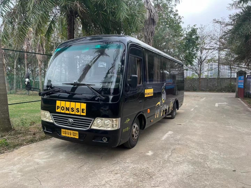 Mini Bus bekas Dijual Yutong ZK6708D Mesin depan Diesel Bus 19 Kursi 2+1 Kursi Layout