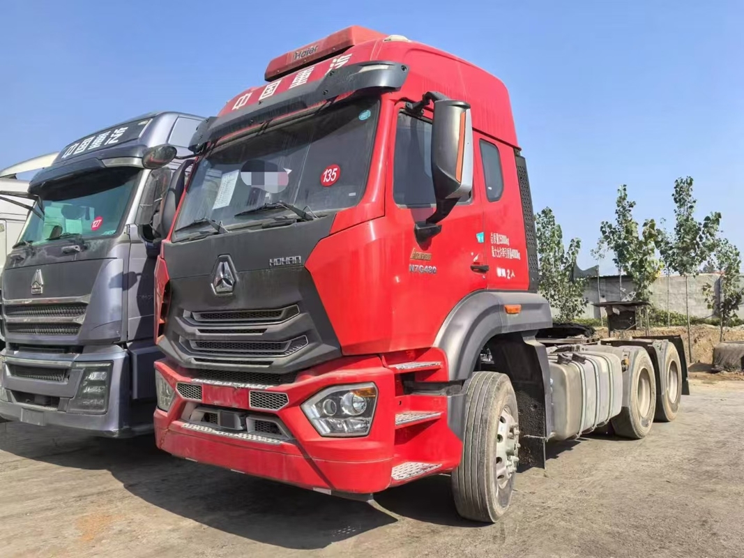 Traktor bekas Truk Kepala 10 Ban Sinotruk Hohan N7G 2021 Tahun Truk Truk Pria Mesin 480hp