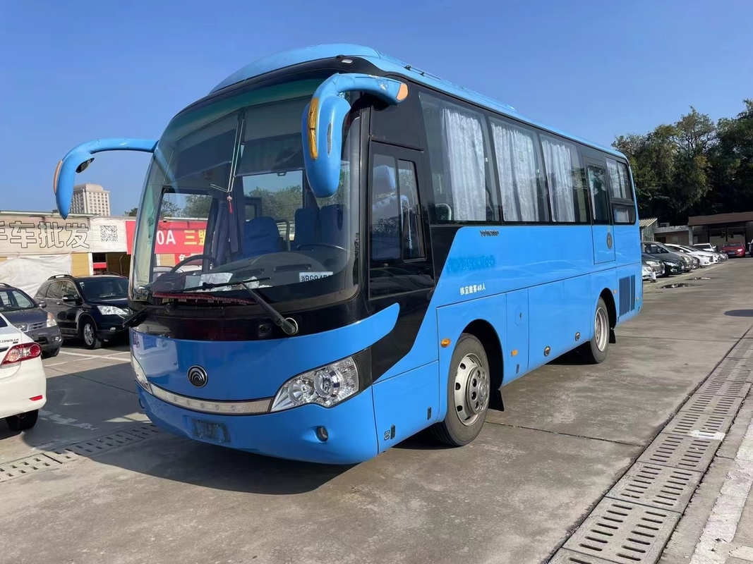 Mini Bus bekas Dijual 40 Kursi 8 Meter Bus Pendatang Yutong ZK6808 Pengemudi Tangan Kiri Penggunaan Di Ghana