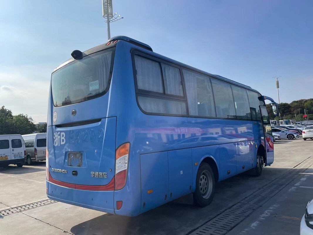 Mini Bus bekas Dijual 40 Kursi 8 Meter Bus Pendatang Yutong ZK6808 Pengemudi Tangan Kiri Penggunaan Di Ghana