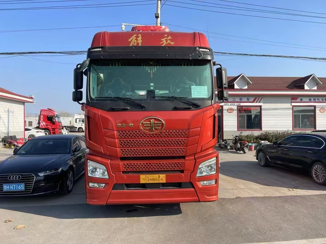 Truk kepala bekas dengan ABS Jiefang Traktor kepala JH6 2021 Tahun 6*4 Drive Mode AT Weichai550hp