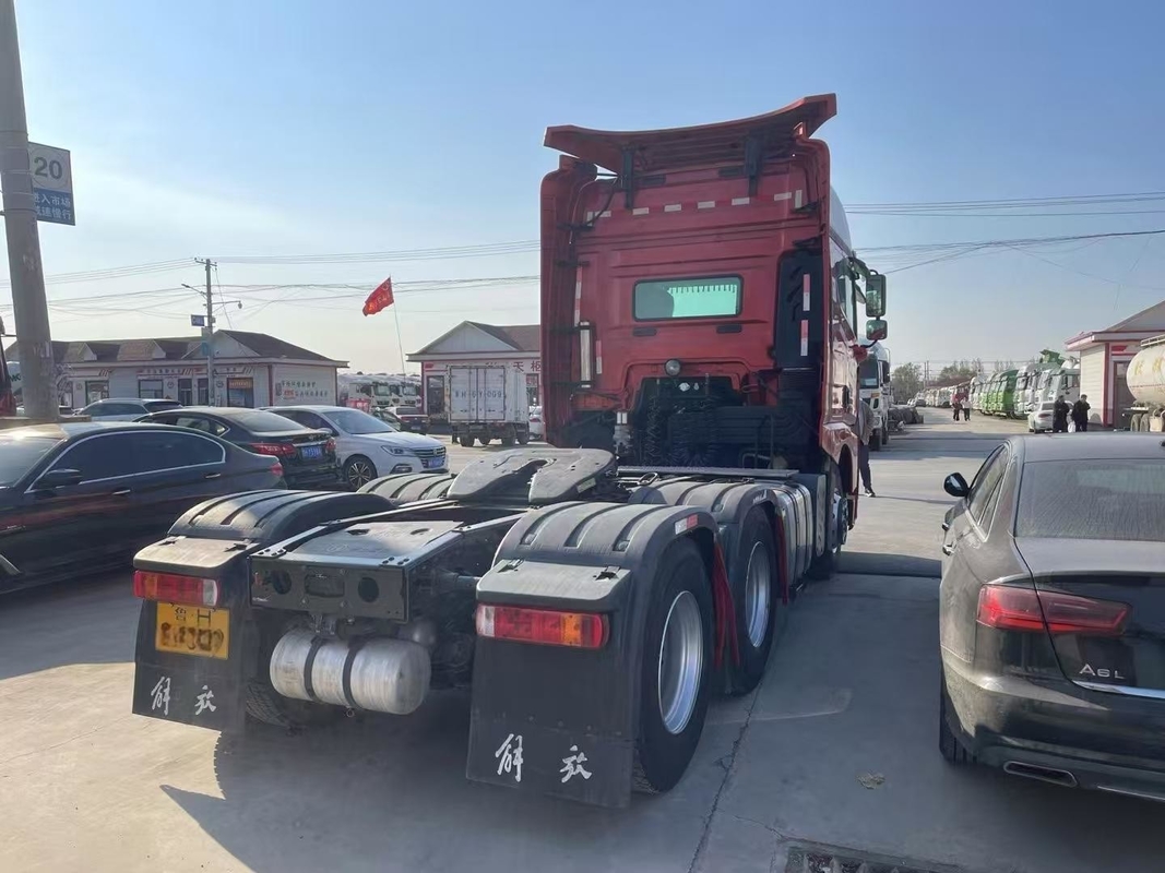 Truk kepala bekas dengan ABS Jiefang Traktor kepala JH6 2021 Tahun 6*4 Drive Mode AT Weichai550hp