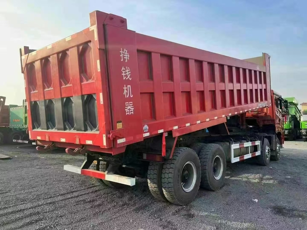 12 Wheel Dump Truck Untuk Dijual Jiefang 8,6 Meter Box 2020 Tahun JH6 Heavy Duty Transport Mining