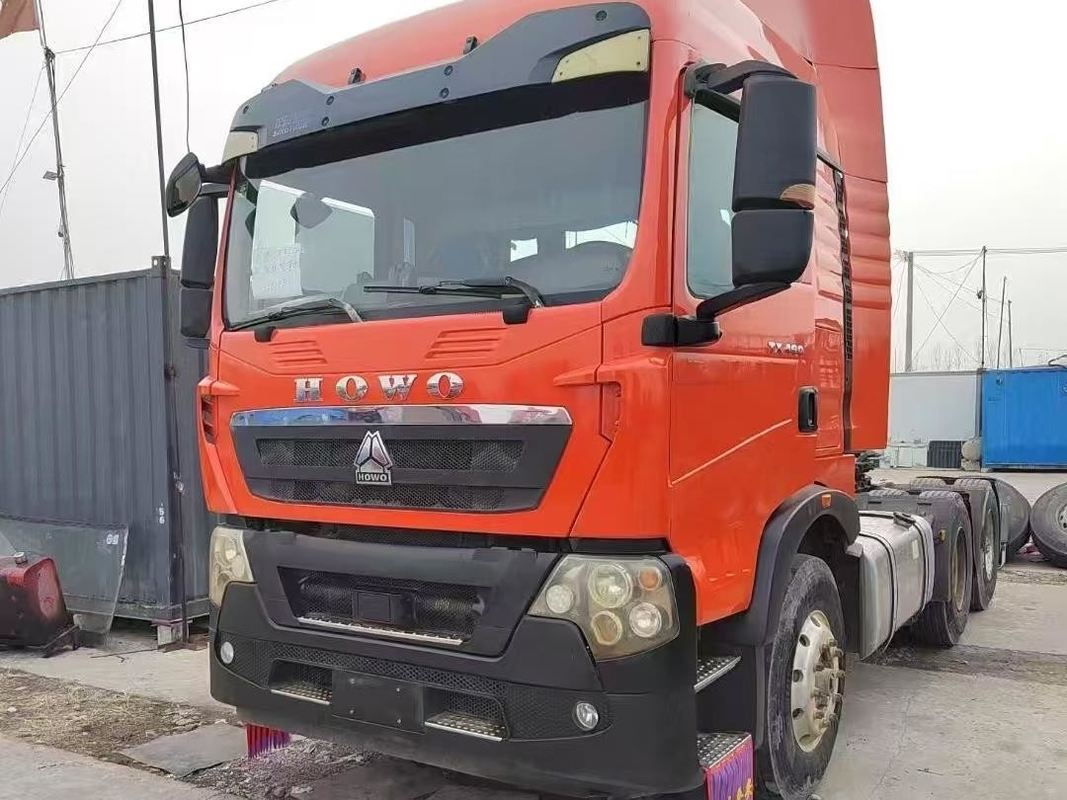 Sino Truck Howo MAN Mesin 460hp 2021 Tahun 6×4 Drive Mode HowoTX Traktor Kepala Tinggi atap dengan Sleeper