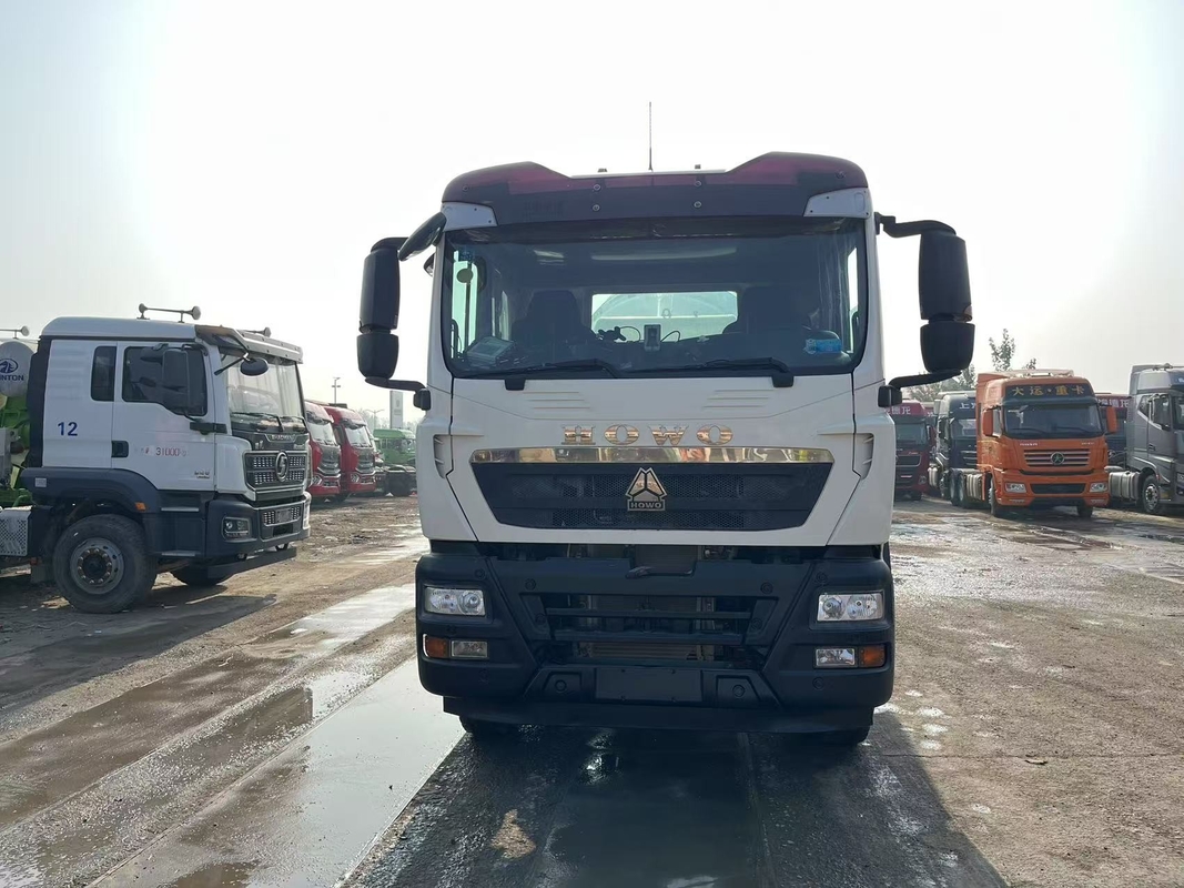 Konstruksi Truk Pengaduk Beton 2022 Tahun Howo TX Chassis 12cbm Tanker Kapasitas 8*4 Weichai 340hp