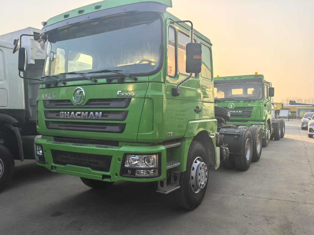 Truk Tractor Head Trailer bekas Truk Shacman F3000 Truk kuat 380hp 6*4 Drive Mode 10 Ban Jalan buruk