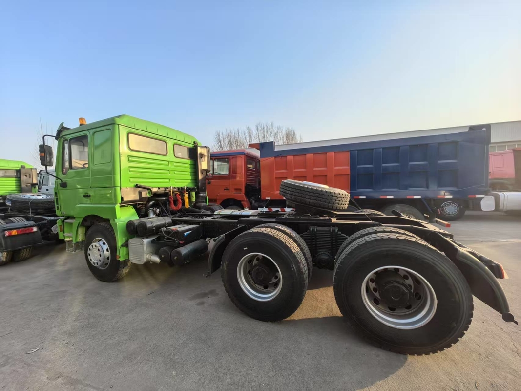 Truk Tractor Head Trailer bekas Truk Shacman F3000 Truk kuat 380hp 6*4 Drive Mode 10 Ban Jalan buruk