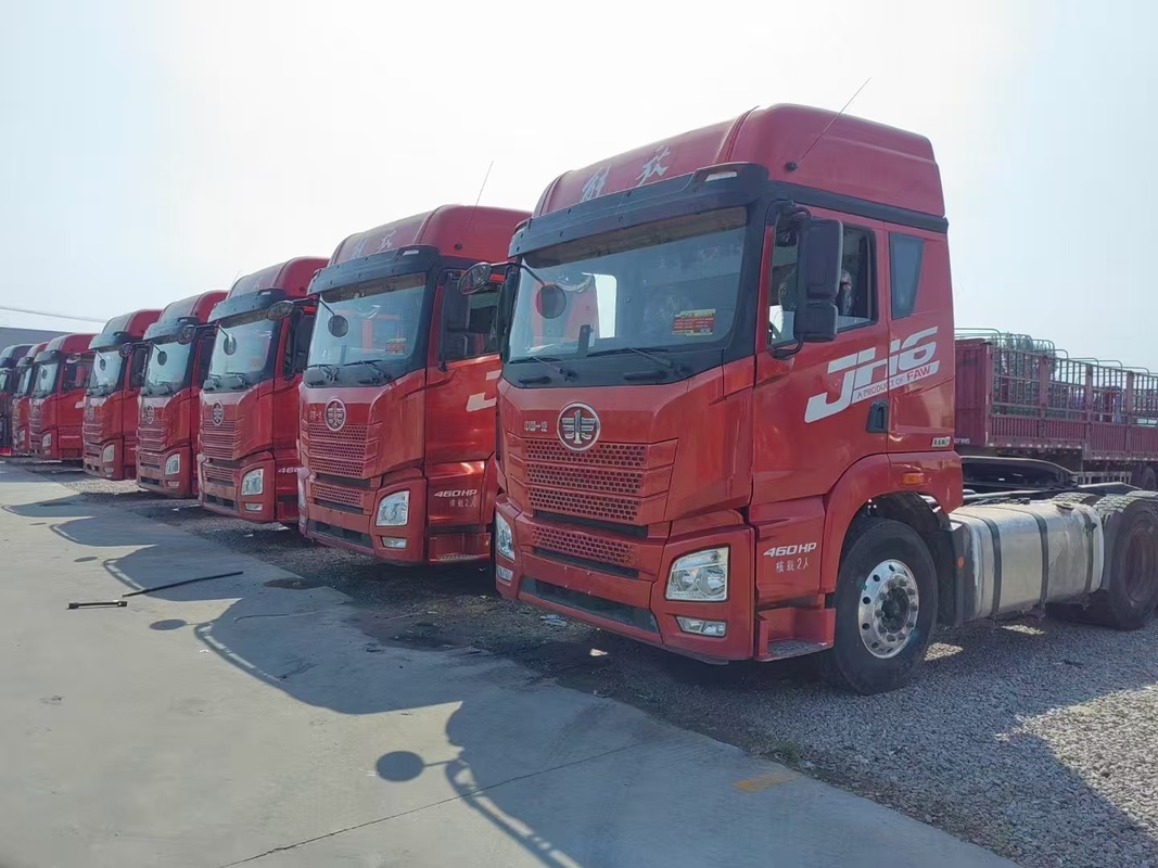 Kepala Traktor Truk bekas FAW Jiefang Truk Truk JH6 Model Low Mileage 2020 Tahun Mesin hemat bahan bakar