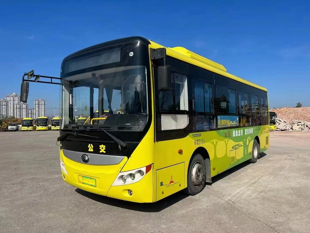 Bus listrik bekas Yutong City Bus ZK6815 Baterai 280km 23 kursi 59 Penumpang Transportasi publik