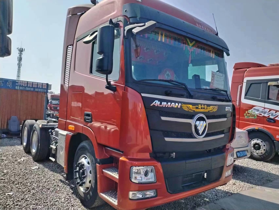 Kepala Traktor Digunakan China Truk 10 Roda Foton GTL 510hp Truk Traktor Kuat Dengan Sleeper Heavy-Duty