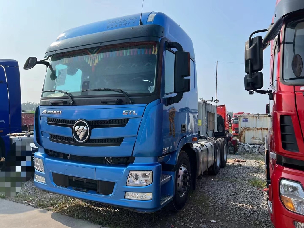 Kepala Traktor Bekas Dijual 2021 Tahun Sepeda Sepeda Foton GTL 430hp Leaf Spring Transportasi Jarak Jauh