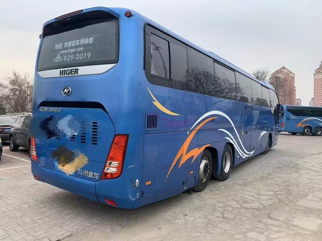 Bus Bus bekas Higer KLQ6132 Weichai 375hp Bus Diff Double 56 kursi Double belakang Alxe Lux Transport