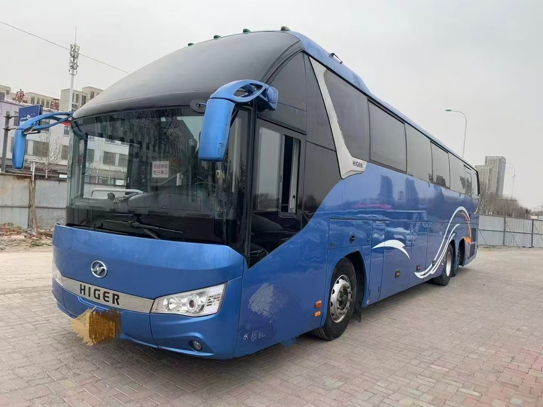 Bus Bus bekas Higer KLQ6132 Weichai 375hp Bus Diff Double 56 kursi Double belakang Alxe Lux Transport