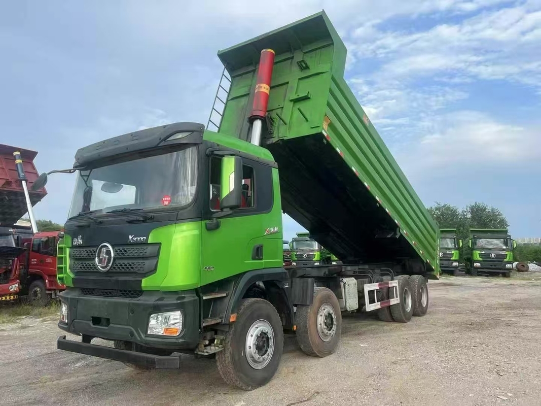 Shacman Dipakai Truk Tipper Untuk X3000 Weichai 460hp Pengangkutan Bahan Bangunan 2021 Tahun Hande Axle