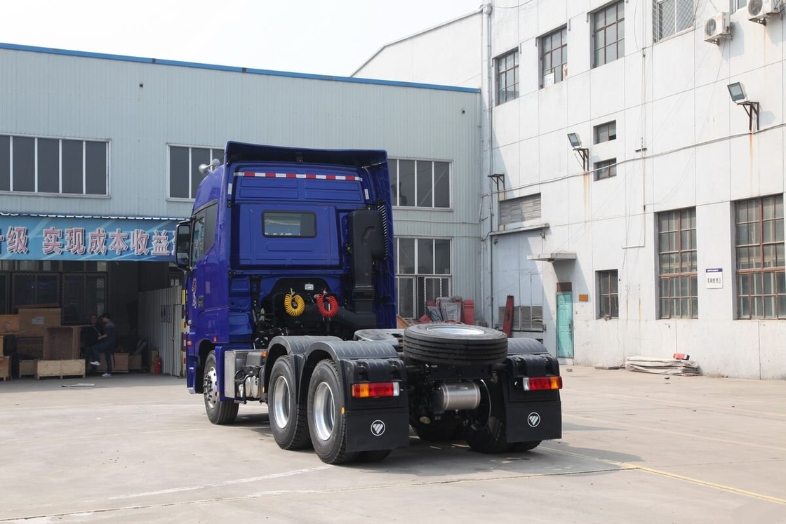 Dipakai atap tinggi kabin Traktor kepala truk WP Engine 6x4 Drive Mode Foton Auman Rasio biaya-kinerja tinggi