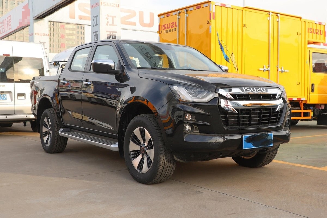 Isuzu High Ground Clearance Pickup Truck 2021 1.9T Diesel 4WD Otomatis Kabin Ganda Chassis tahan lama