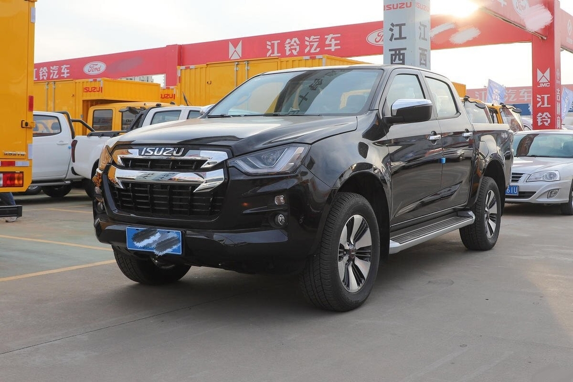 Isuzu High Ground Clearance Pickup Truck 2021 1.9T Diesel 4WD Otomatis Kabin Ganda Chassis tahan lama