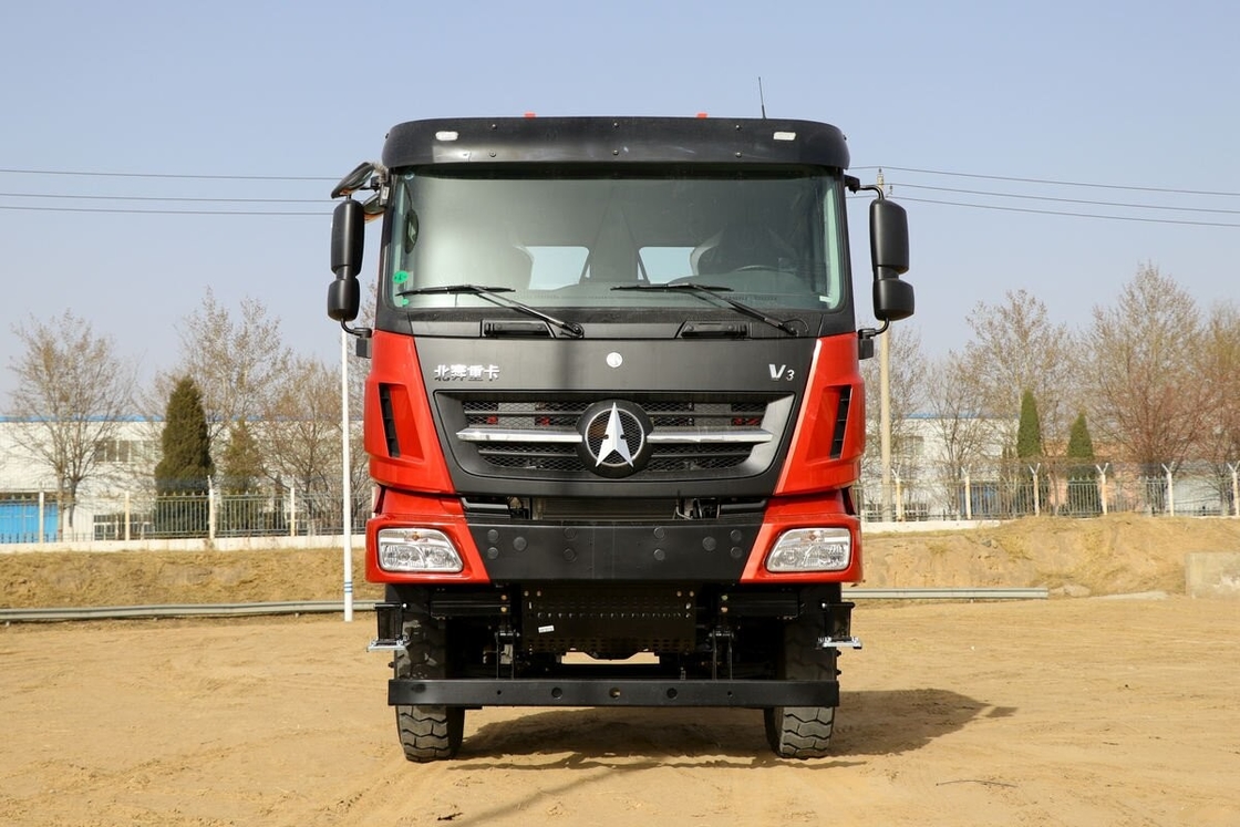 Truk dump Untuk dijual 550hp Beiben 6 * 4 Drive Mode Digunakan Chassis dumpper Weichai Mesin Euro 5 LHD