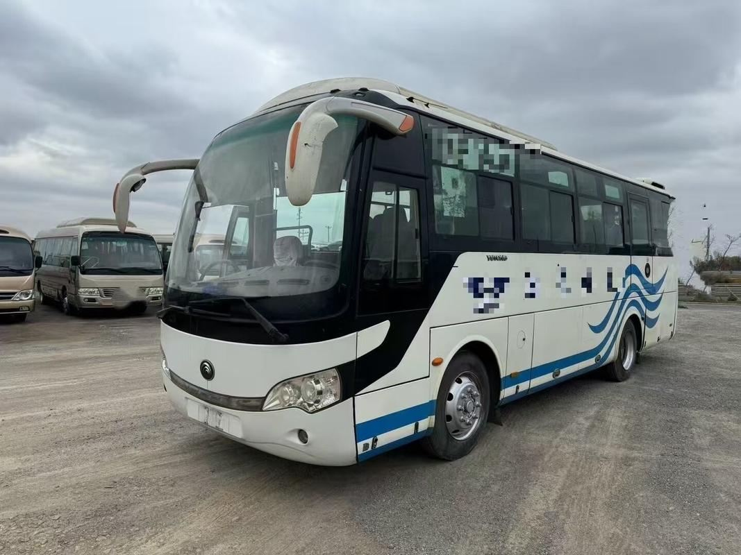 Bus penumpang komersial YUTONG ZK6888 Bus bekas murah ukuran menengah mewah hemat bahan bakar 36 kursi