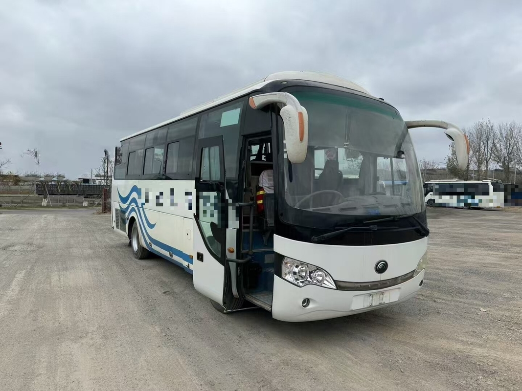 Bus penumpang komersial YUTONG ZK6888 Bus bekas murah ukuran menengah mewah hemat bahan bakar 36 kursi