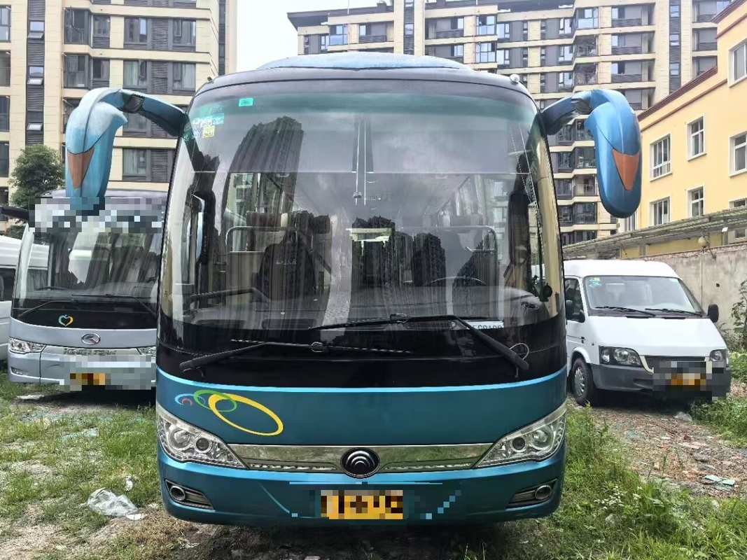 K6906 Blue A/C Diesel Engine Leaf 39 Seat Spring Suspension Jarak Panjang