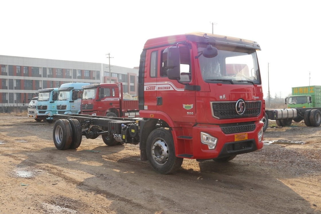 Bekas pagar Kargo Truk Sasis Shacman L5000 4×2 DRIVE MODE 240hp 6.8m Long Stake EURO 6 Truk