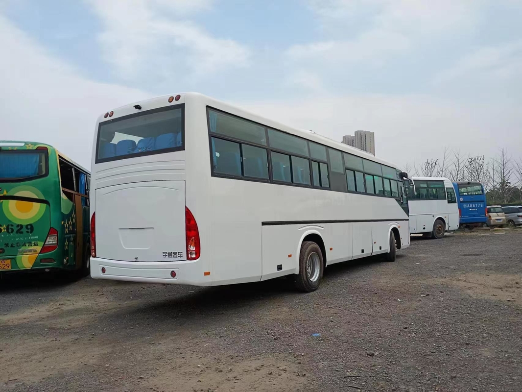 Bus bekas Yutong Di stok Zk6112d 53 kursi Dachai Diesel Fuel Type Euro 2 Mesin Dengan pintu tengah