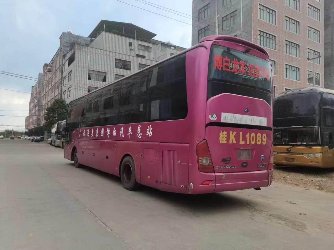 Bus Tingkat Ganda Yutong ZK6122 Bus Penumpang Bekas / Bus Mewah 49 Tempat Duduk Pintu Ganda Setir Kiri