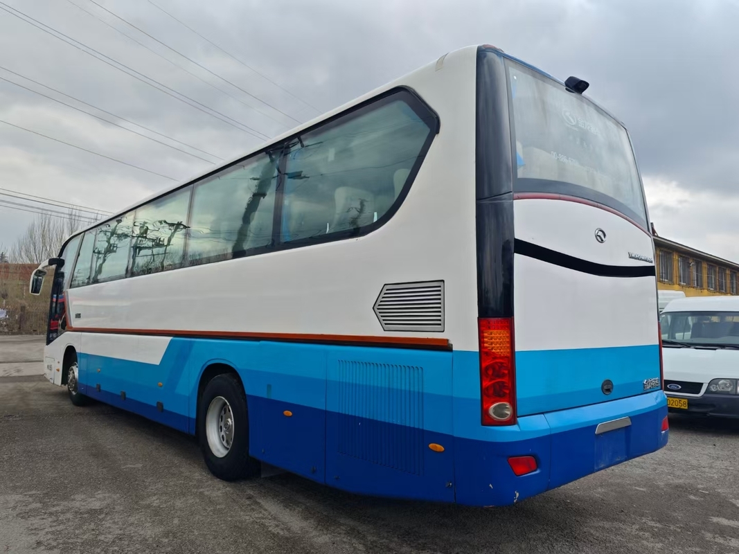 Pelatih Bekas 2020 55 Kursi 12 Meter Bentuk Halus Bus King Long Bekas XMQ6129 Pintu Ganda
