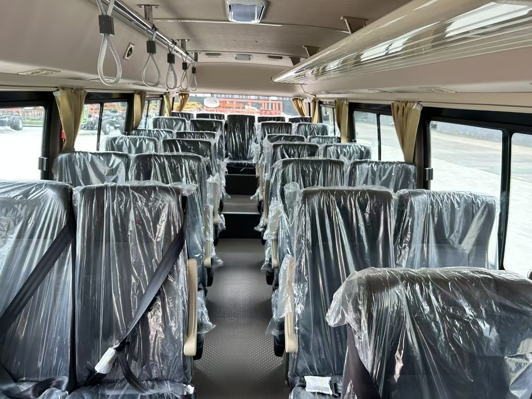 New Coaster Bus 31 Seater Diesel Commercial Business Coach Commuter Shuttle Bus Diesel Cum-Mins Mesin