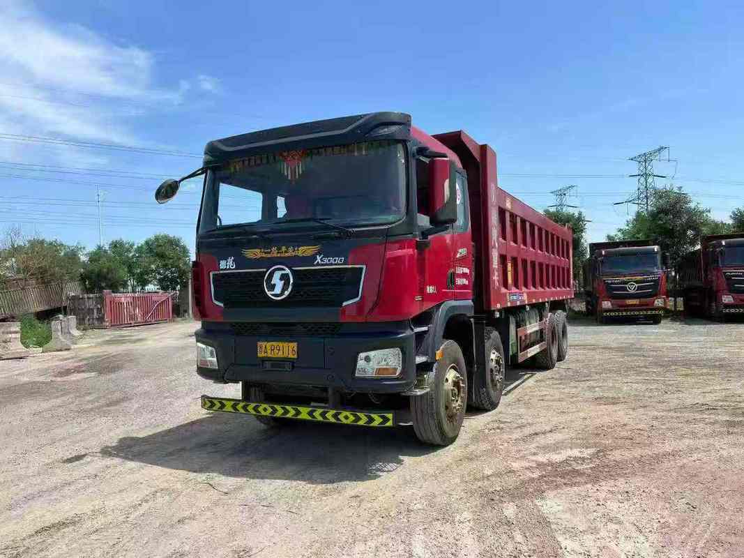 8x4 bekas Truk Tipper Dump Shacman X3000 Weichai 500hp Truk Dumper Volquete Volteo Rhd/Lhd