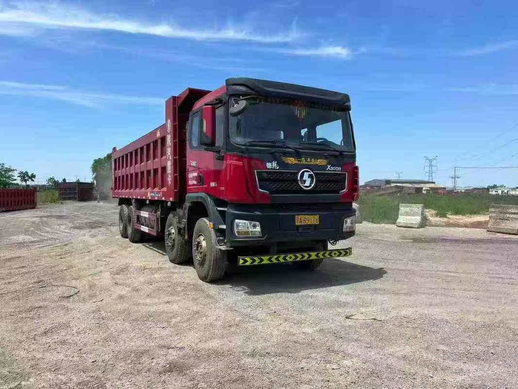 8x4 bekas Truk Tipper Dump Shacman X3000 Weichai 500hp Truk Dumper Volquete Volteo Rhd/Lhd