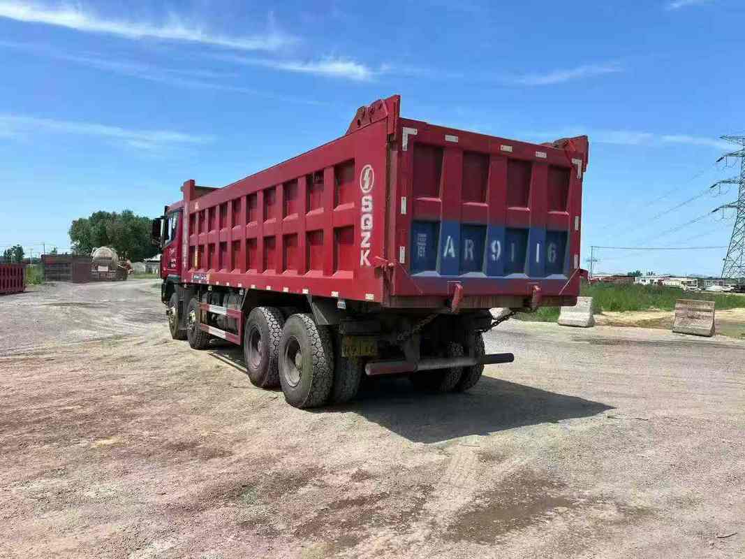 8x4 bekas Truk Tipper Dump Shacman X3000 Weichai 500hp Truk Dumper Volquete Volteo Rhd/Lhd