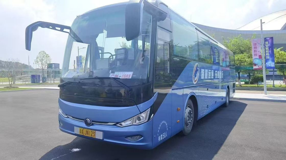 Bus Pelatih Diesel Yutong 50 Tempat Duduk Zimbabwe Kongo Mesin Weichai Tur Antar Kota/Antar Provinsi RHD/LHD